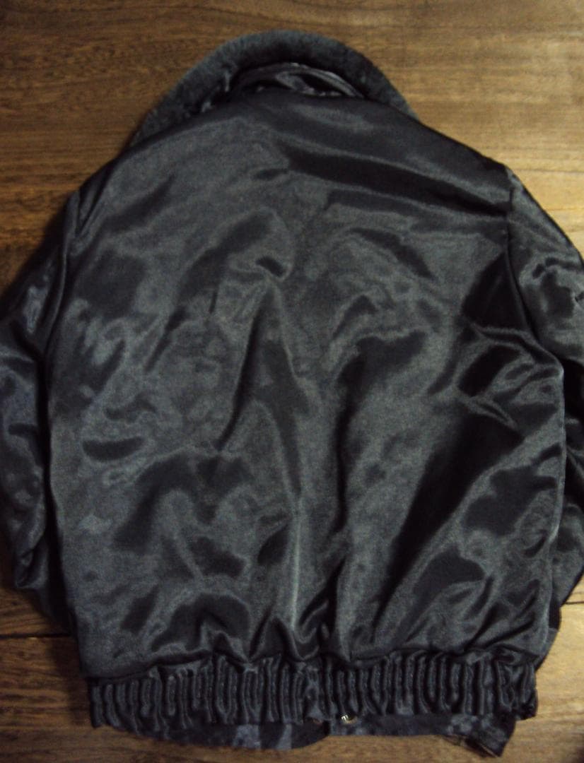 70S 米軍実物 CWU-46/P ポリスジャケット S位　ミリタリー なす紺