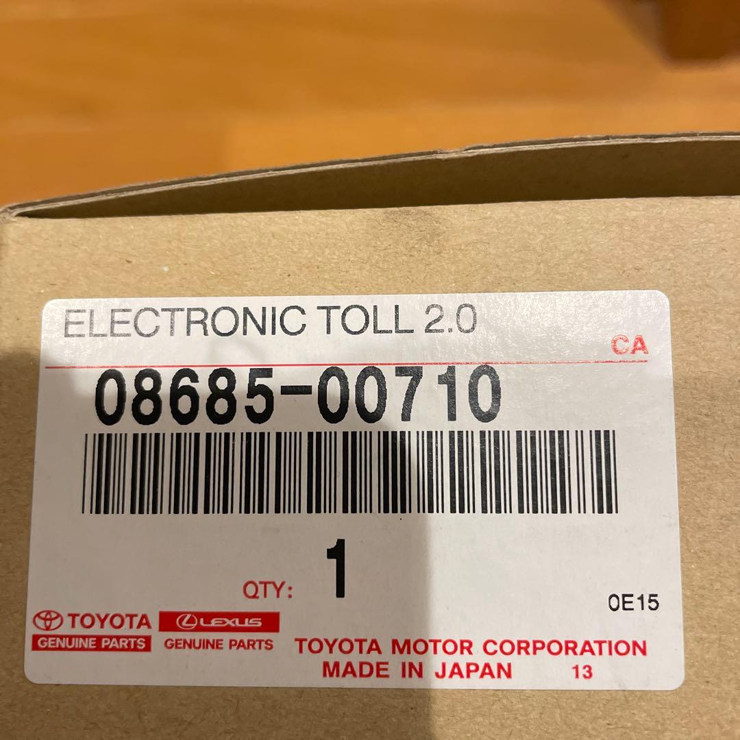 トヨタ純正　ETC2.0 ビルトイン　ボイスタイプ