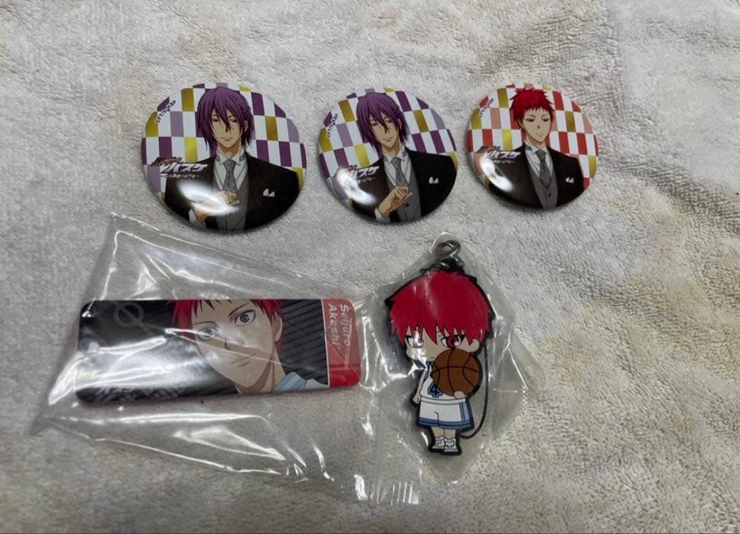 黒子のバスケキャラクター缶バッジセット