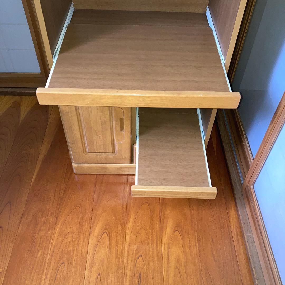 昭和　レトロ　シェルフ　収納棚　レンジボード　リビング　キッチン