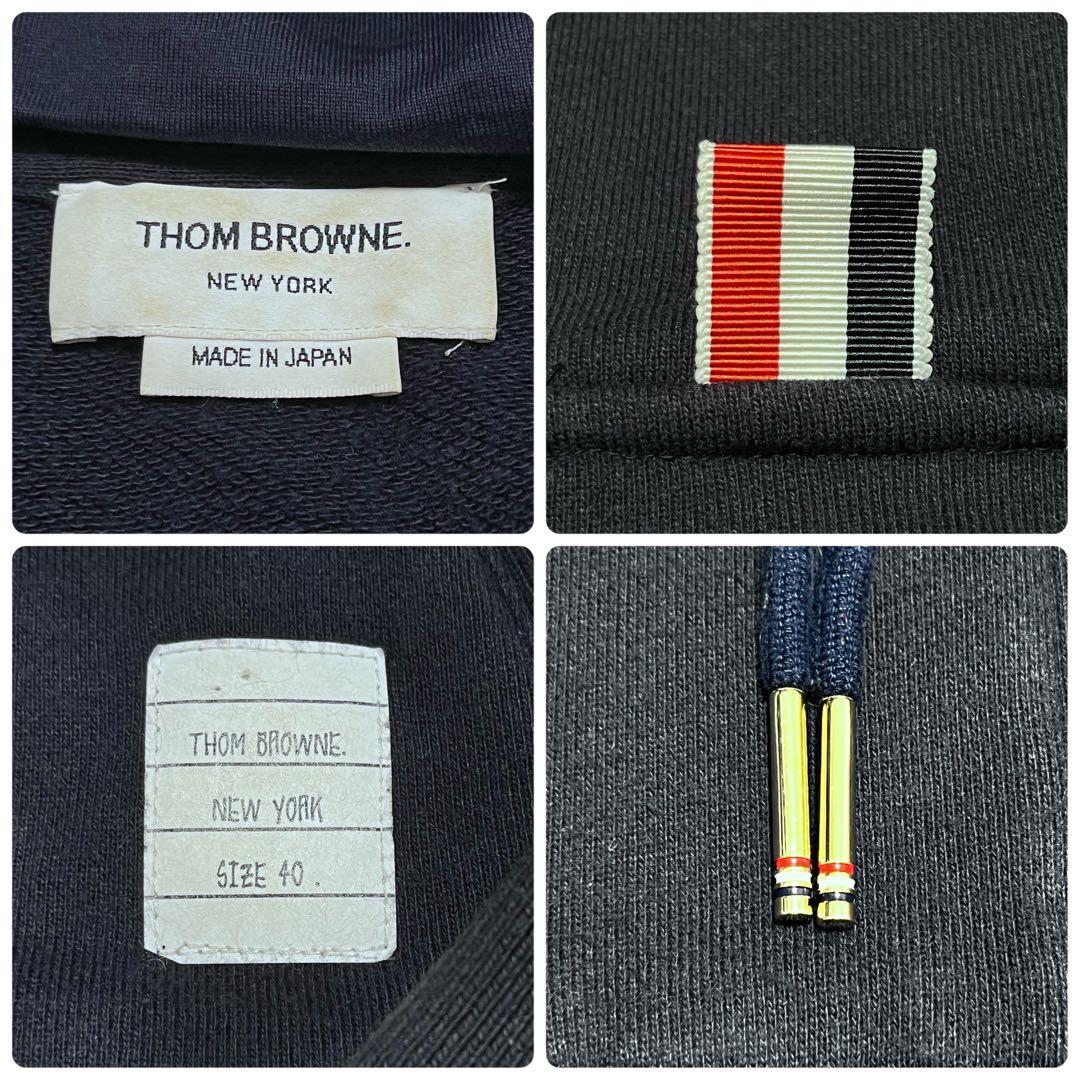 【高級・即完売デザイン】 トムブラウン 4bar トリコロール 正規品 パーカー