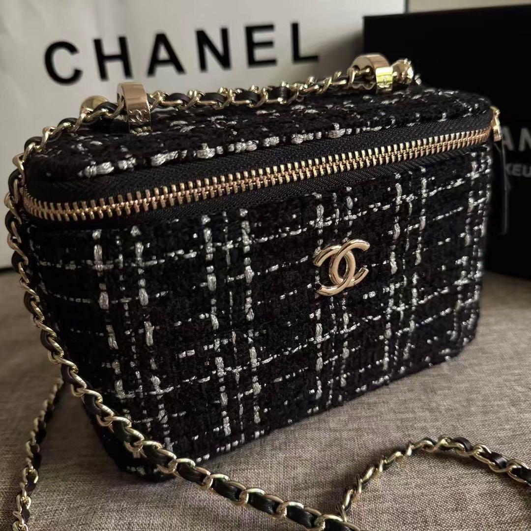 VIP会員限定 ノベルティ　チェーン　ショルダーバッグ　ツイード