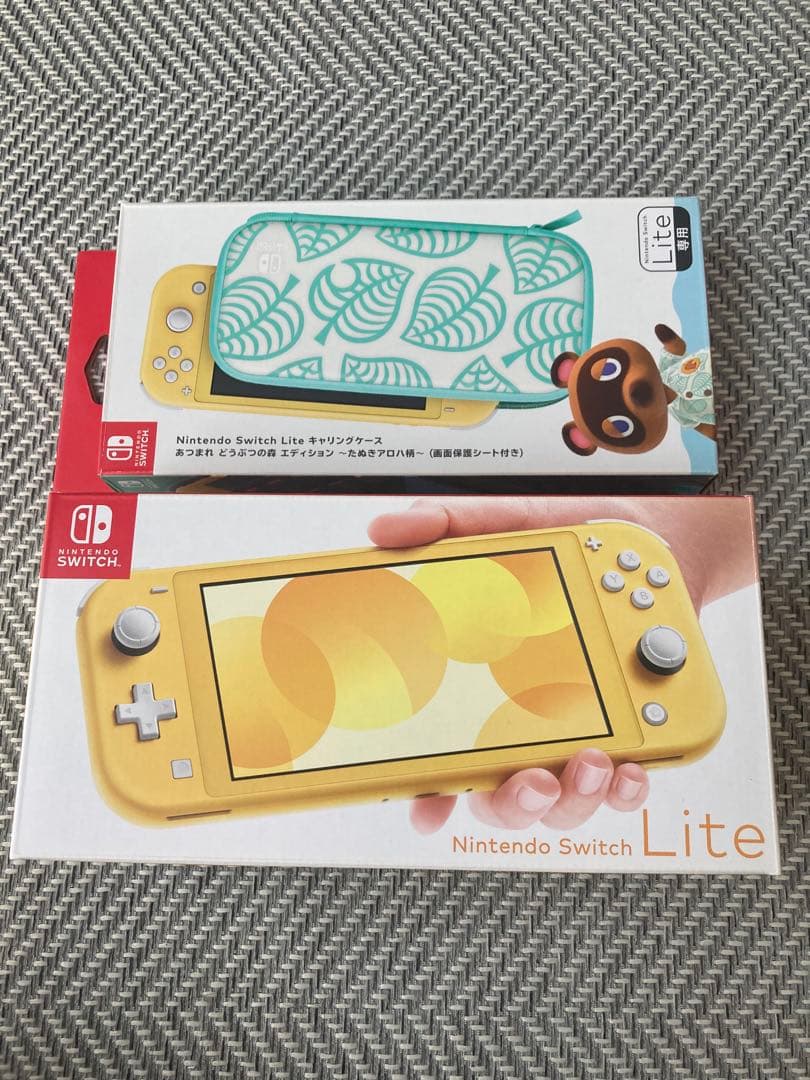 Nintendo Switch Lite イエロー　ケース付き