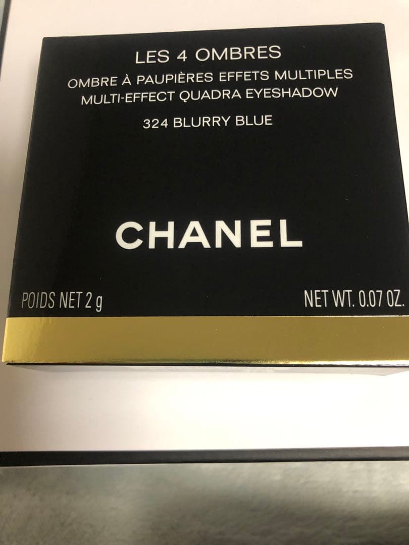 ★新品未使用★CHANEL LES 4 OMBRES 324 ブラーリー ブルー