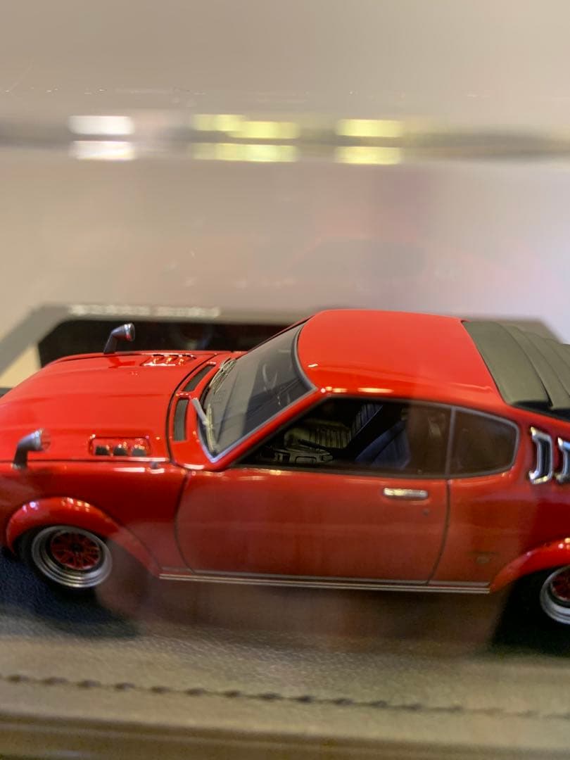 イグニッションモデル　1/43セリカ　2000GT LB RA25 レッド