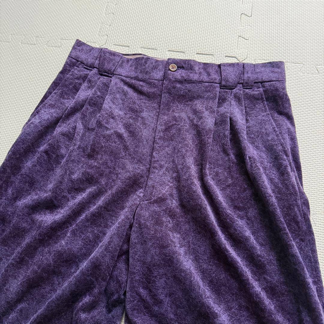 パンツ Made in Japan 1990's wide slacks velours