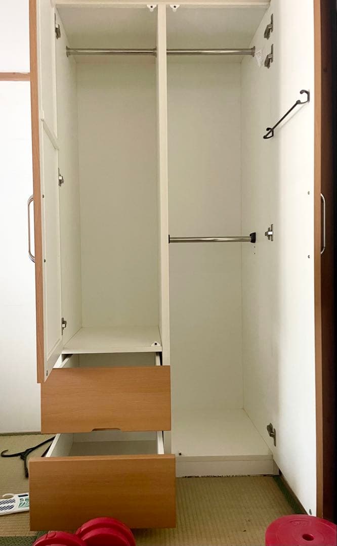 7月26日までの出品！ニトリ　鏡付きワードローブ