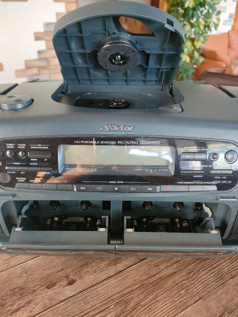 Bunbun　victor　CDラジカセ　RC-X750 ビクター