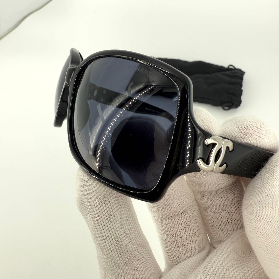 CHANEL サングラス 5030 ココマーク ロゴ ブラック シルバー 黒