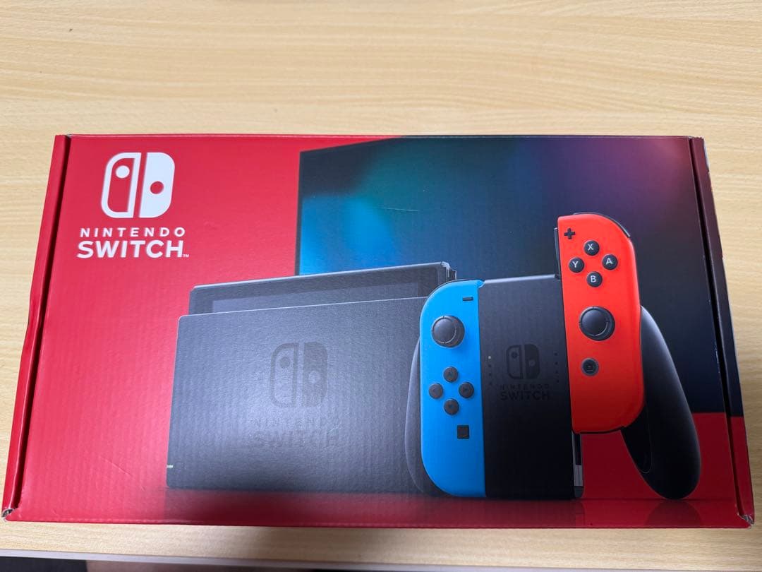 【動作品】Nintendo Switch 本体　ネオンブルーネオンレッド