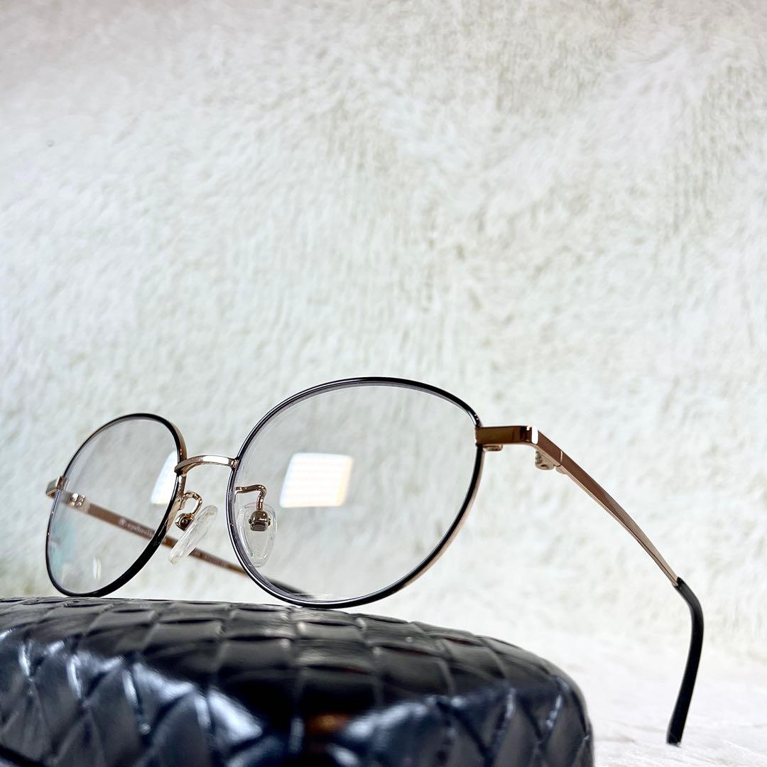 極美品　eyebrella　ブルーライトカットメガネ　EB-34　ブラック