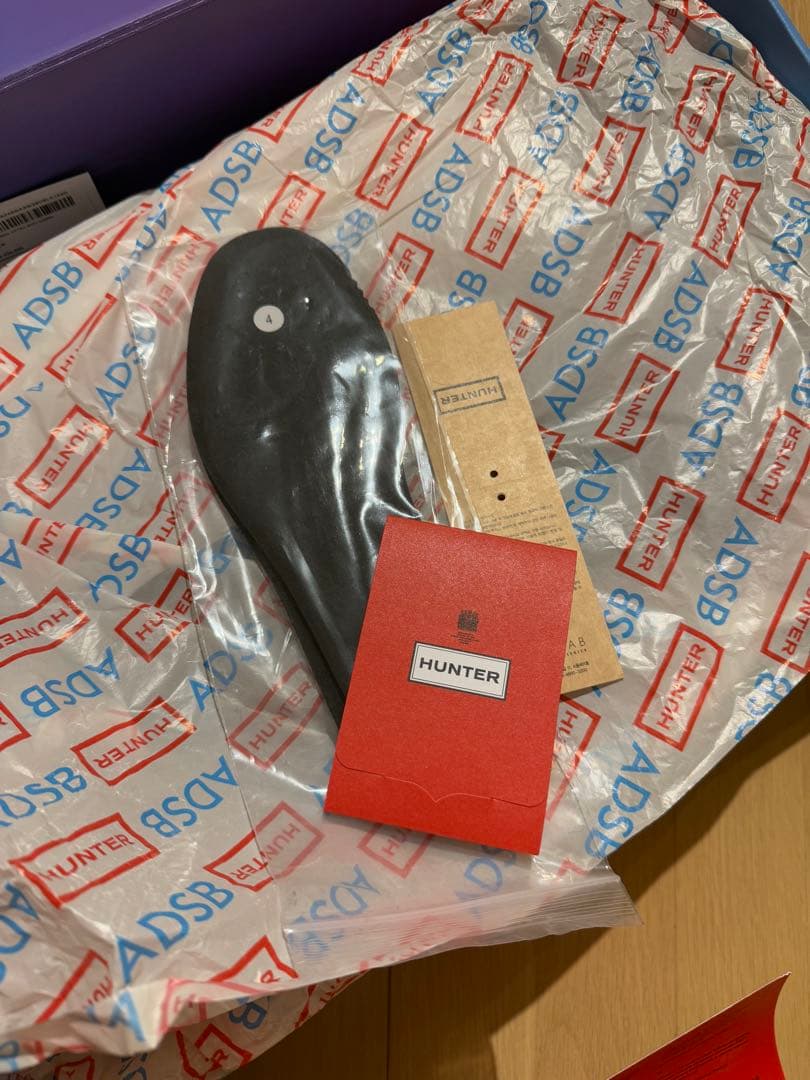 ADSB andersson bell HUNTER ブラック ロングブーツ