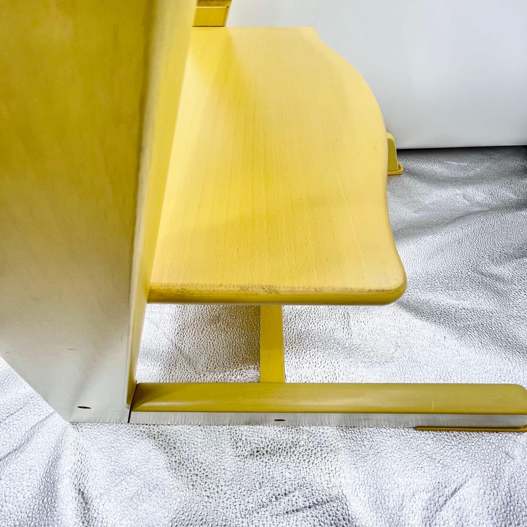 STOKKE トリップトラップ シリアル4 イエロー 背もたれ付き