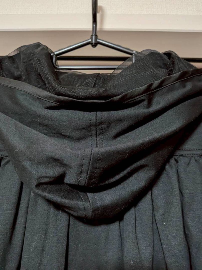 アルベロ2612◆カラフルストライプ袖フード付きパーカー