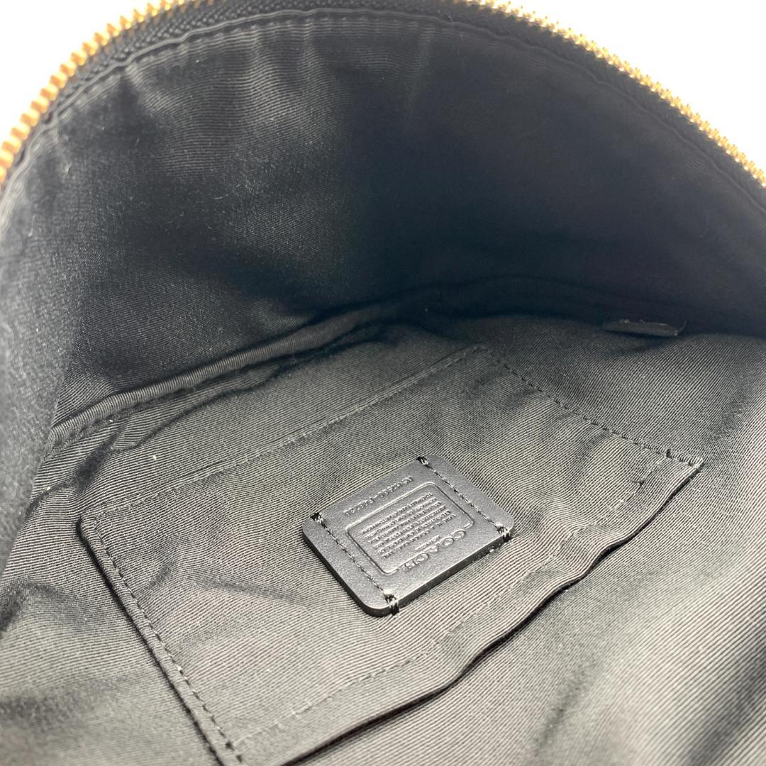 【choco様】コーチ ボディバッグ レザー 斜め掛け ショルダーバッグ 黒