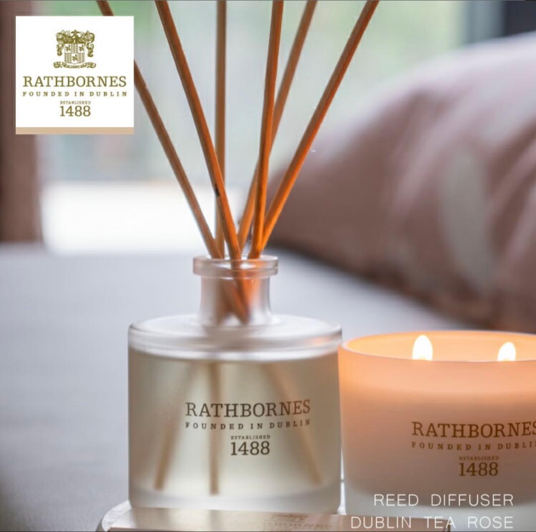 RATHBORNES 1488 リードディフューザー　ダブリンローズ