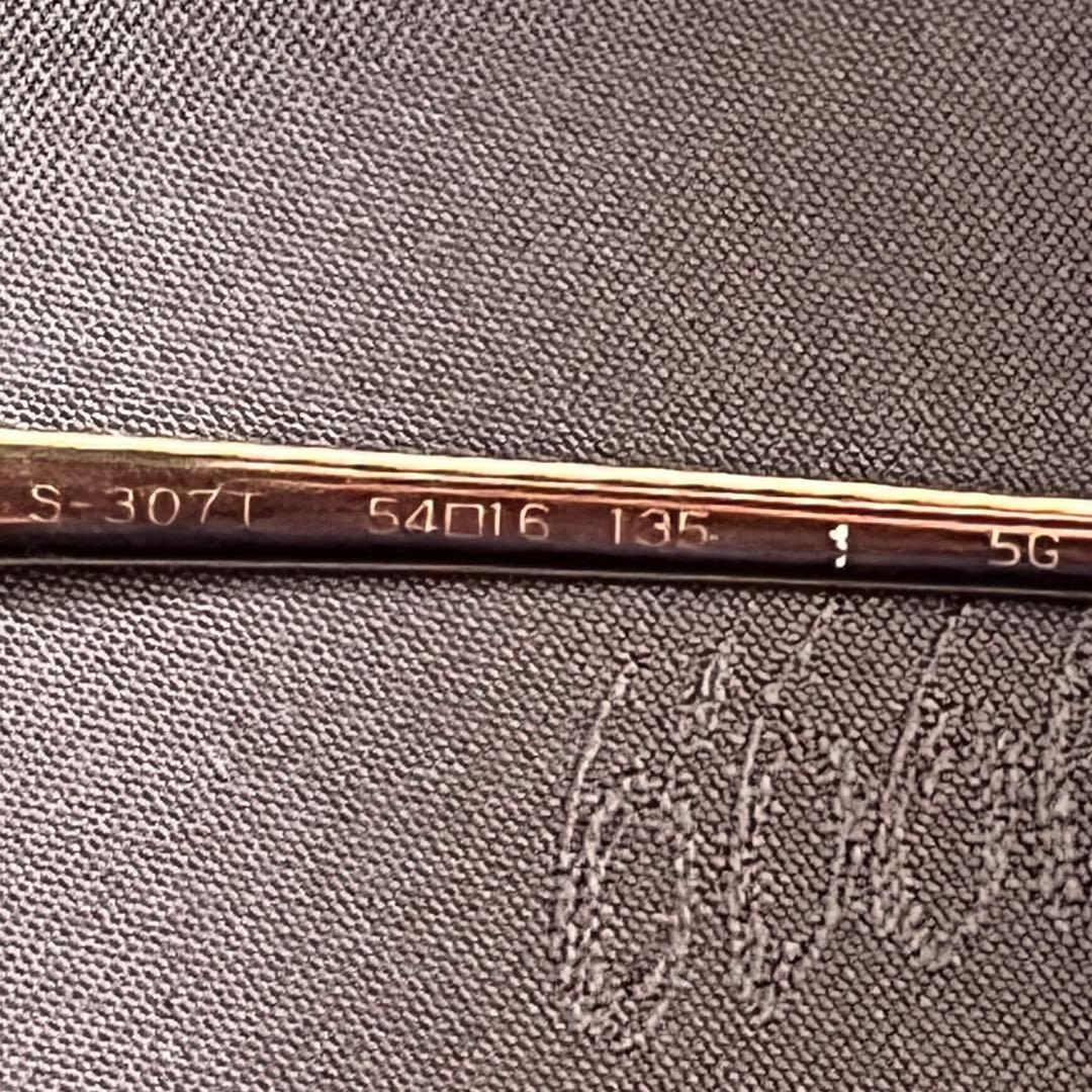 999.9 フォーナインズ S-307T チタニウム ゴールド ケース・クロス付