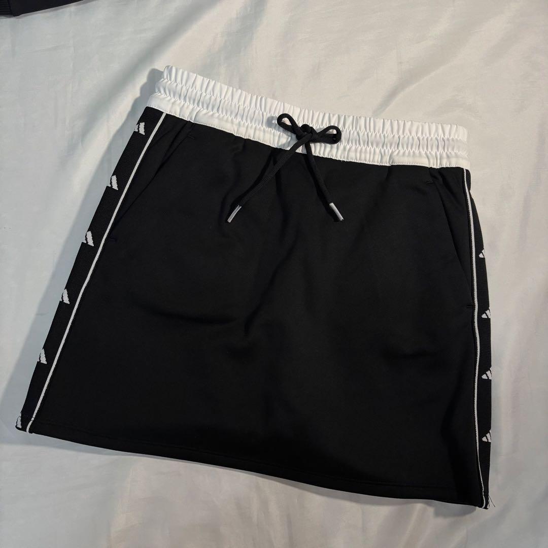 専用様…未使用　adidas ゴルフ　バイカラーセットアップ　フリース　裏起毛