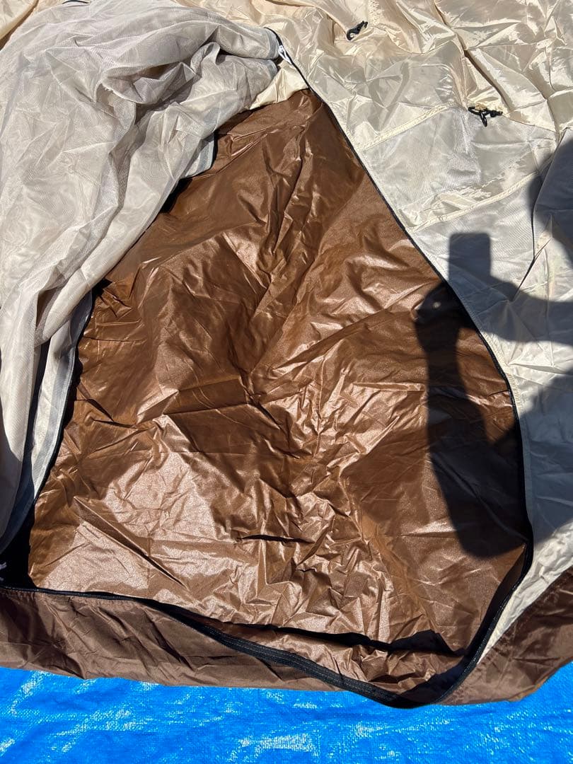 【試し張りのみ】DOD カマボコテント 3(S) T3-688-KH カーキ