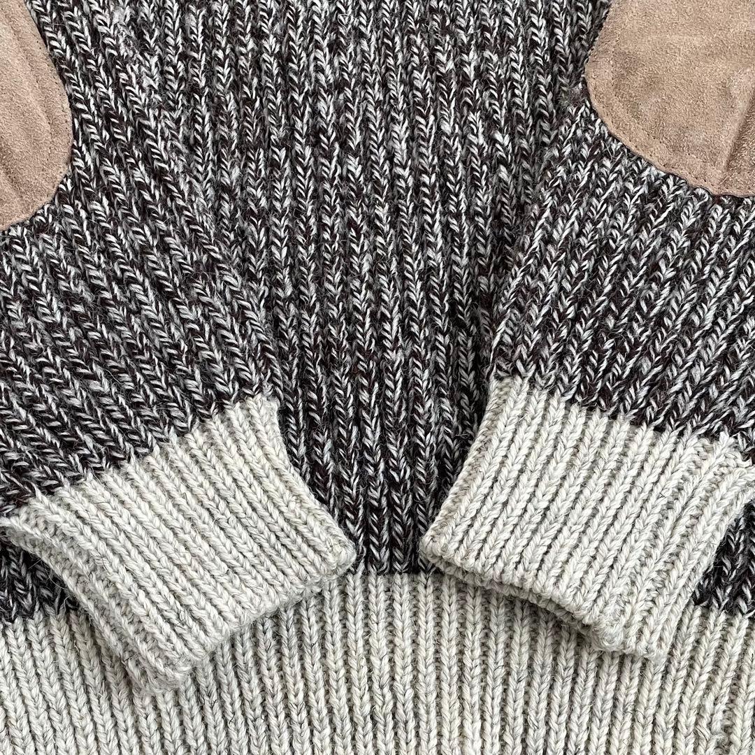 美品 Black Sheep ウールセーター 肉厚ニット 英国製