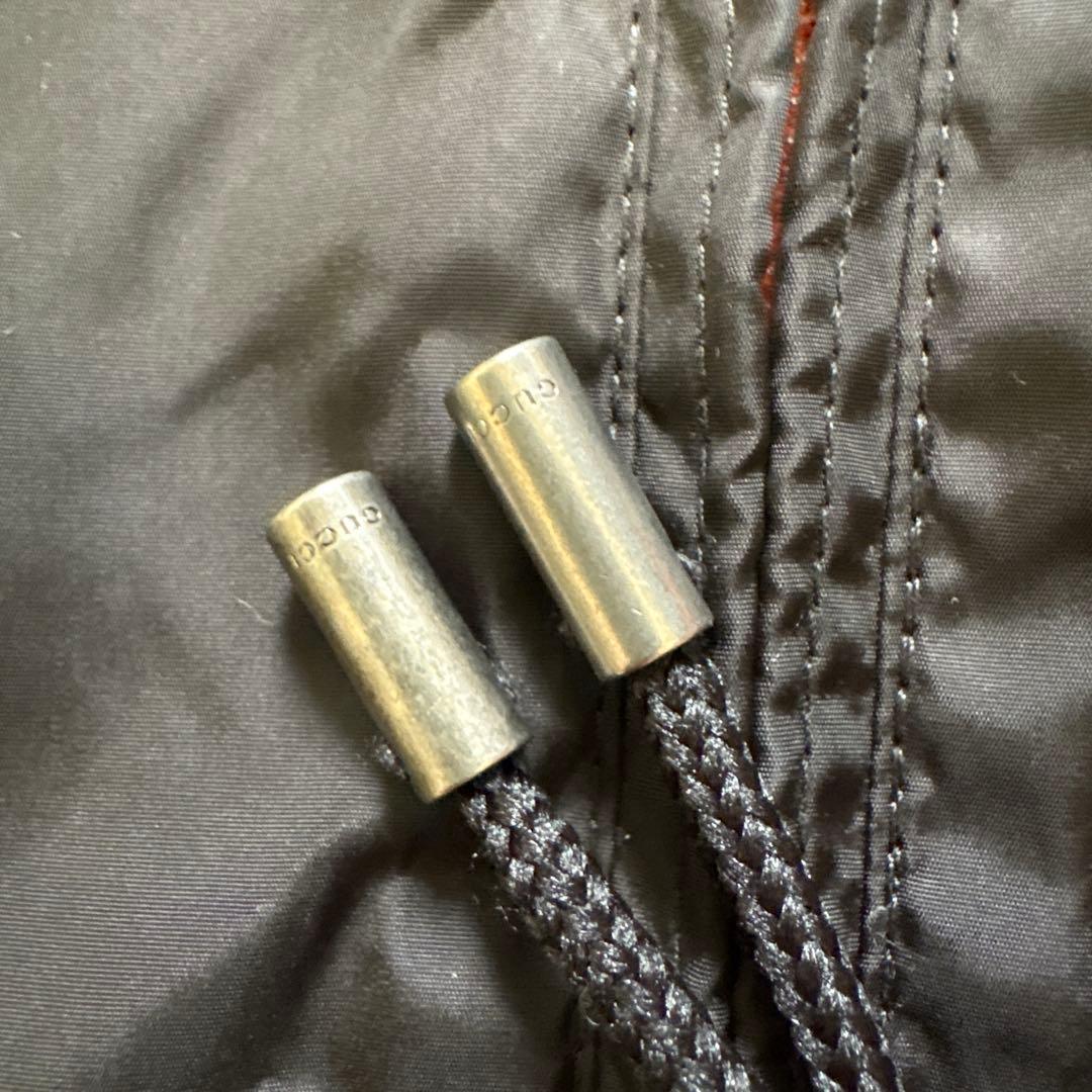 ラ*プ様 GUCCI ナイロンジャケット オレンジ/黒/黄色