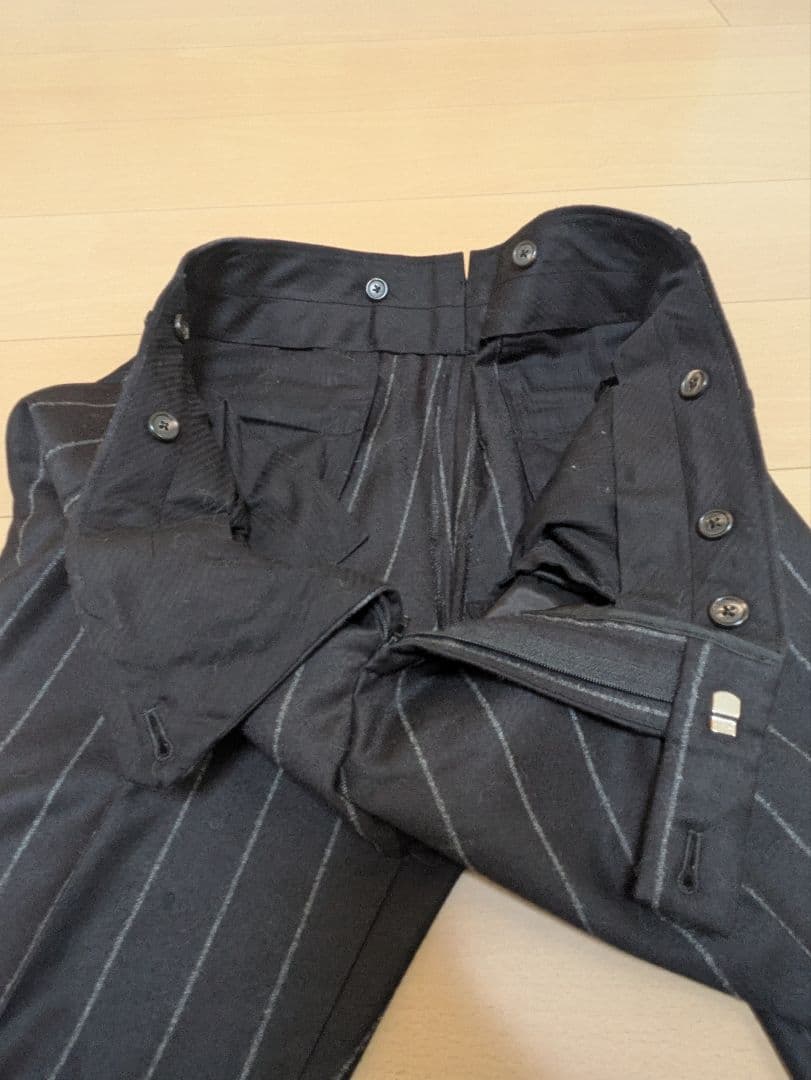 K*n様 Gabriele Pasiniストライプダブルベスト3ピーススーツ46