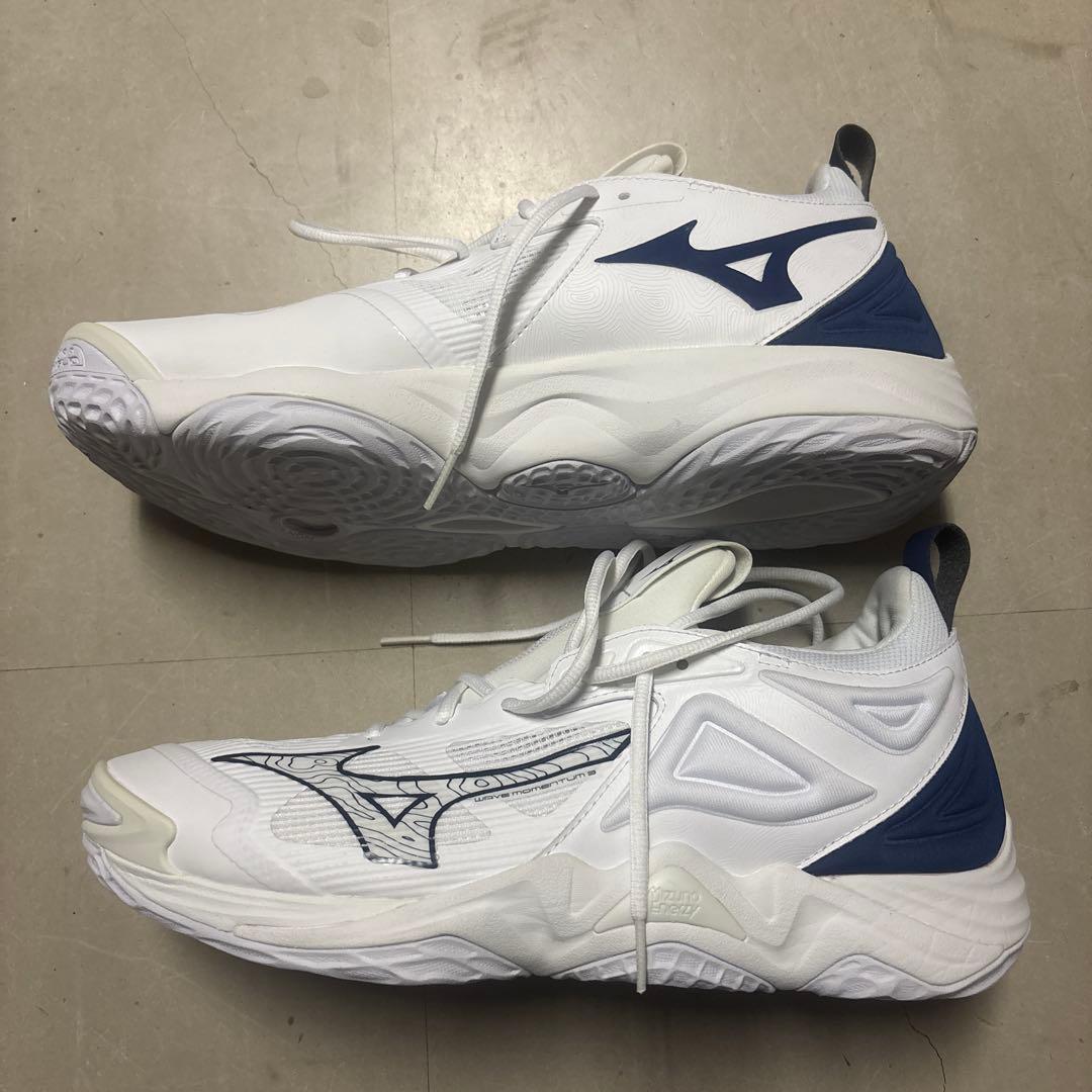 Mizuno バレーボールシューズ ホワイト/ネイビー