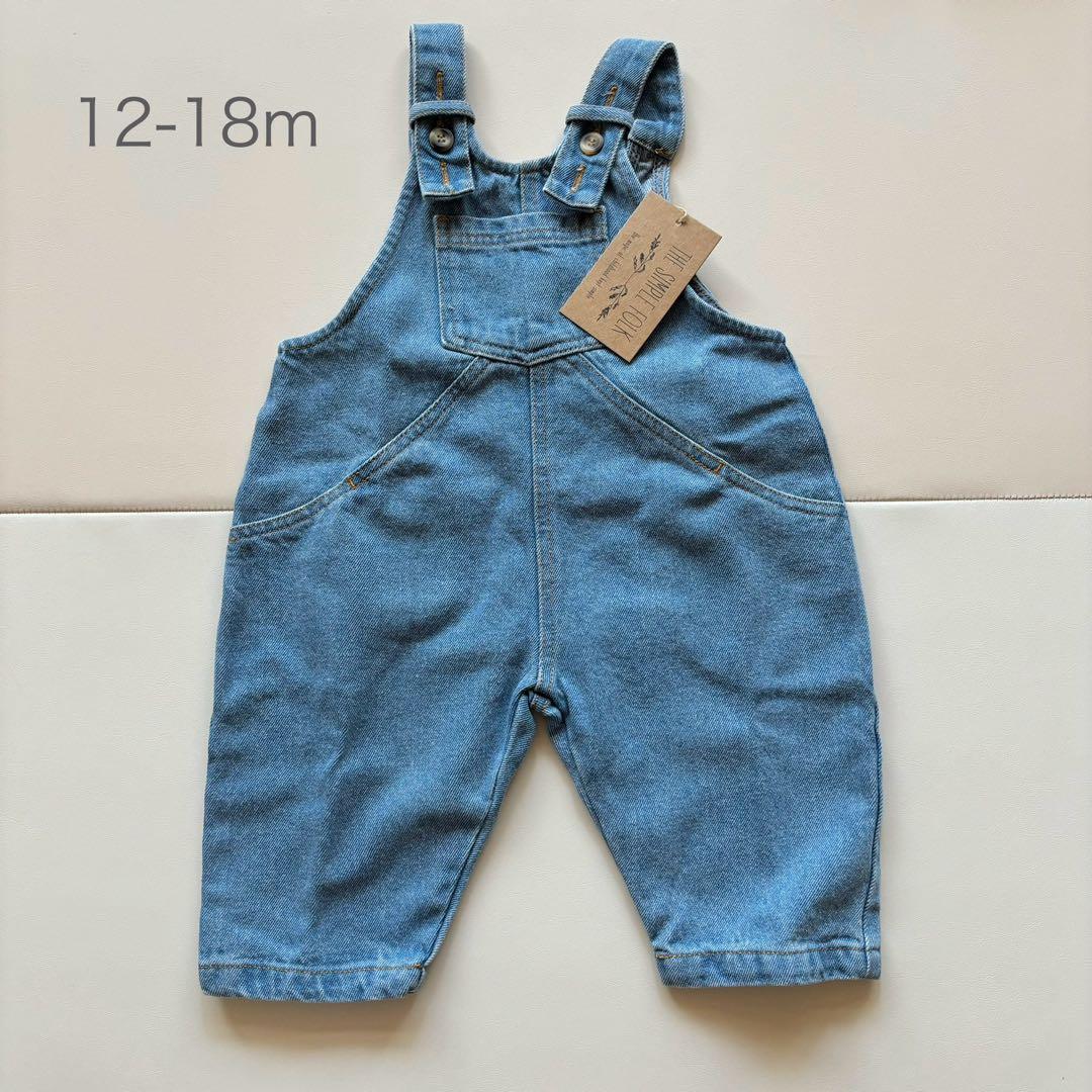 The simple folk デニム オーバーオール