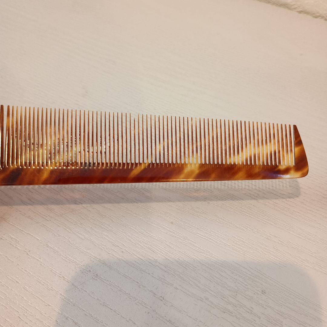 理容　本鼈甲櫛　18目　(1本先欠け有り)