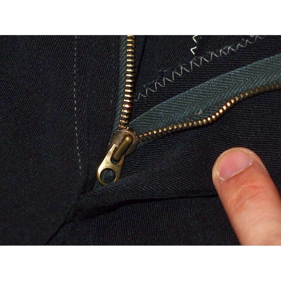 ▪️40s GERMANY ビンテージ パンツ ドイツ ユーロ 半端丈 w30 黒