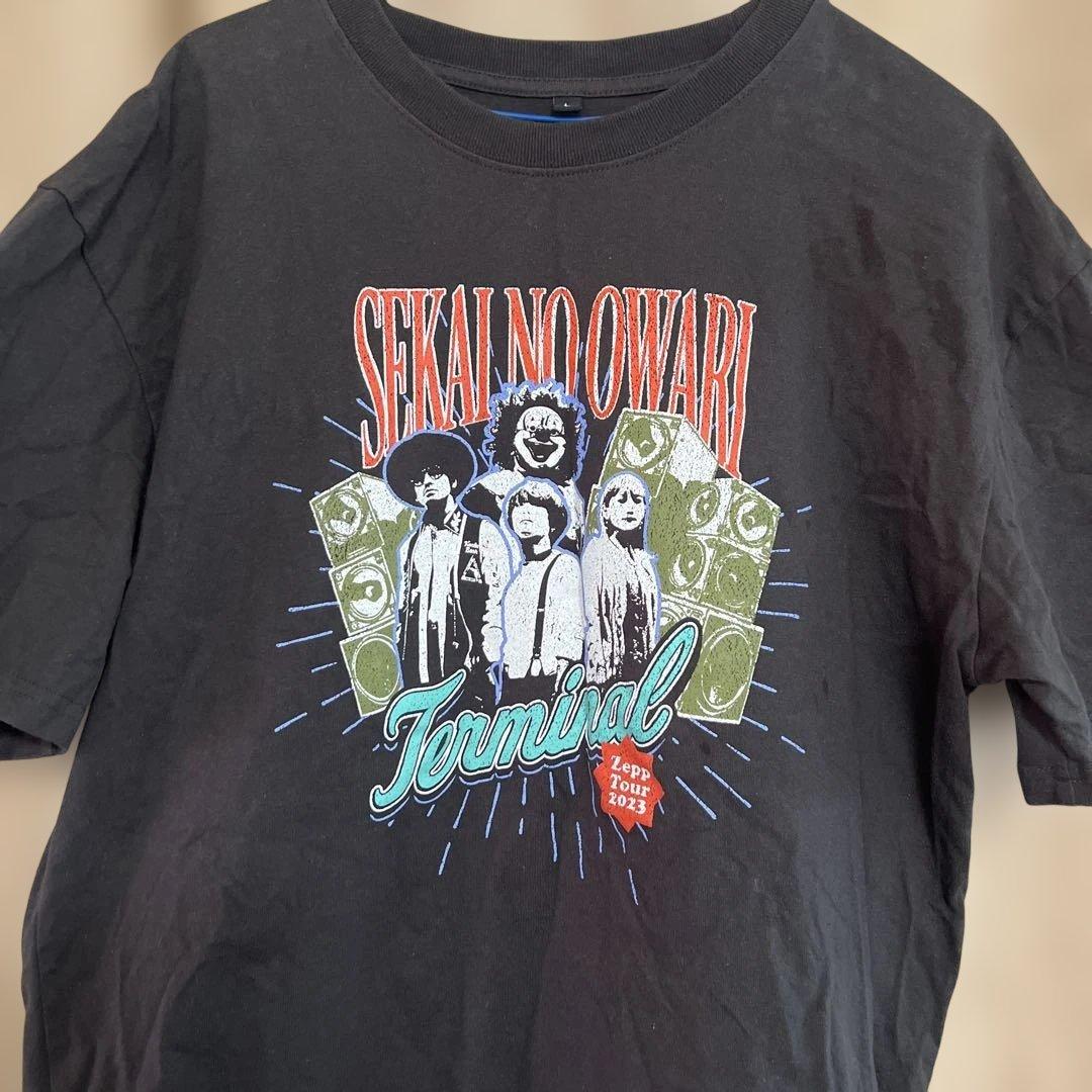 セカオワ TerminalツアーTシャツ　Lサイズ