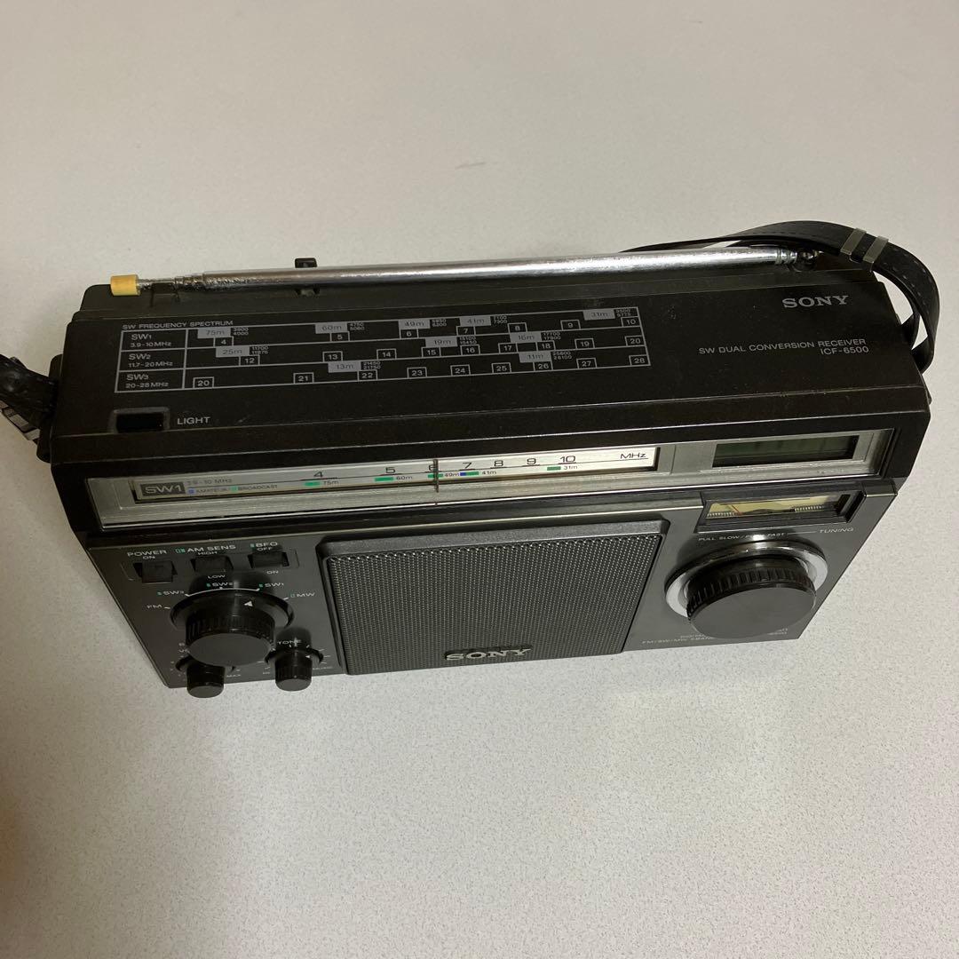 ソニー　ラジオ　ＩＣＦー６５００　　　完動品