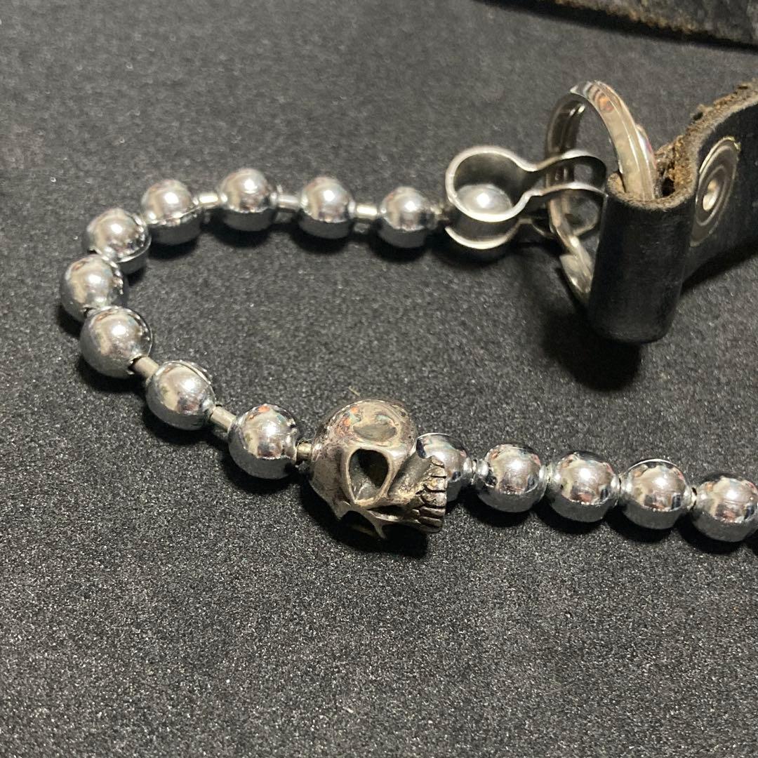 DEAL DESIGN ディールデザイン ボールウォレットチェーン スカル