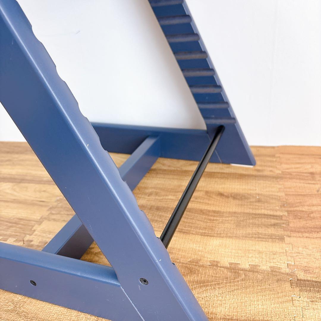 良品　ストッケ　トリップトラップ　廃盤カラー　ダークブルー　ベビーチェア