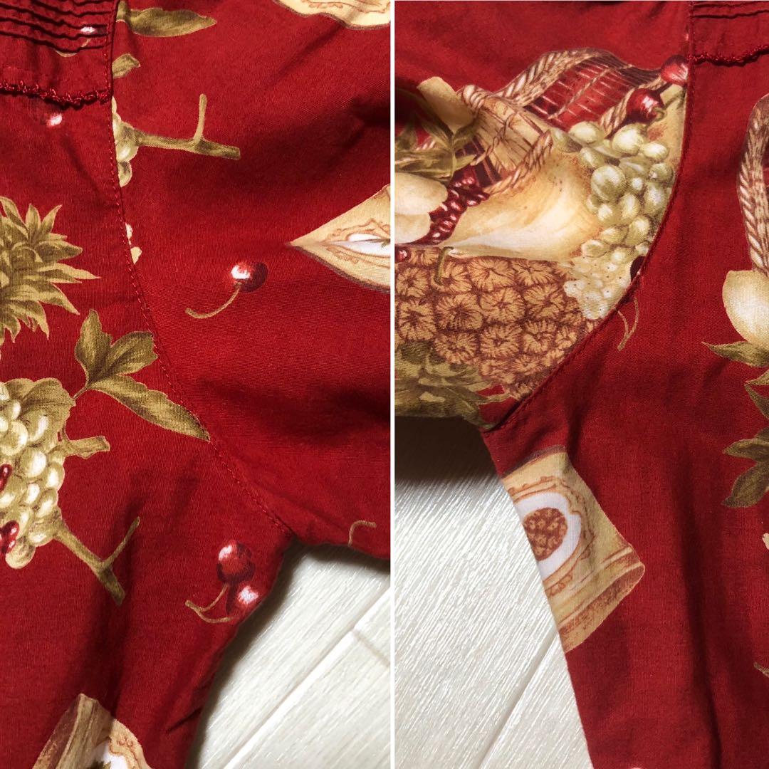 カネコイサオ フルーツバスケット チェリー ピンタック たくし上げ ワンピース