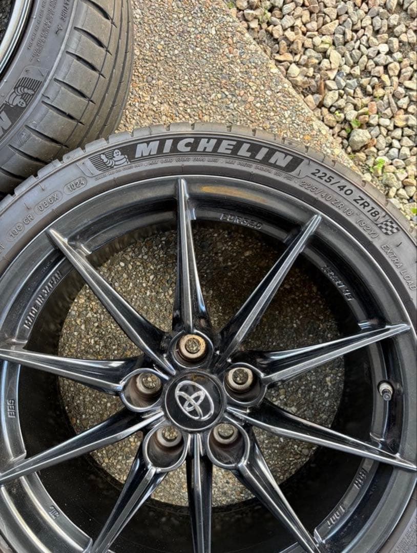 GRヤリス RZ ハイパフォーマンス 純正 BBS タイヤホイール4本セット