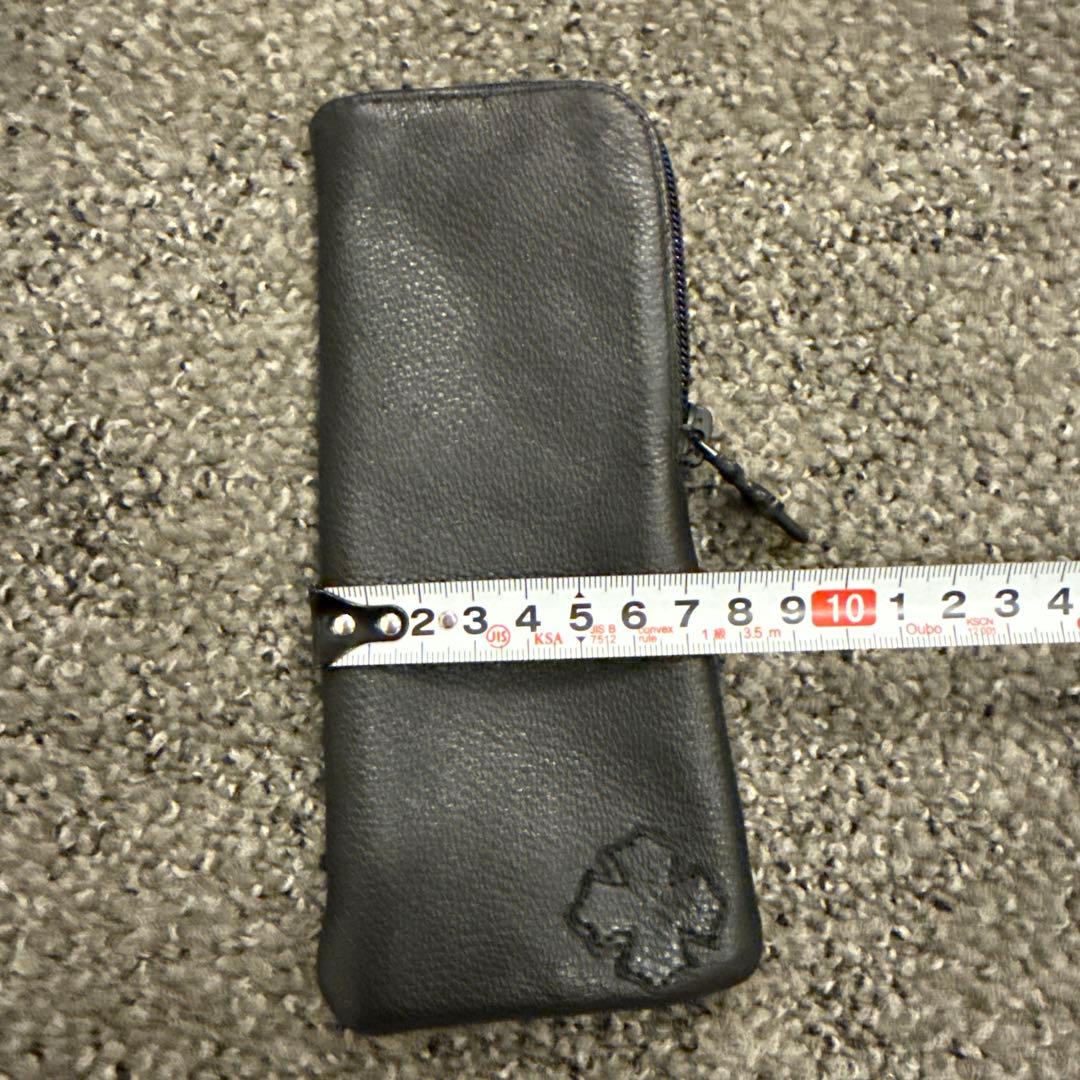 クロムハーツ　黒いレザー メガネケース