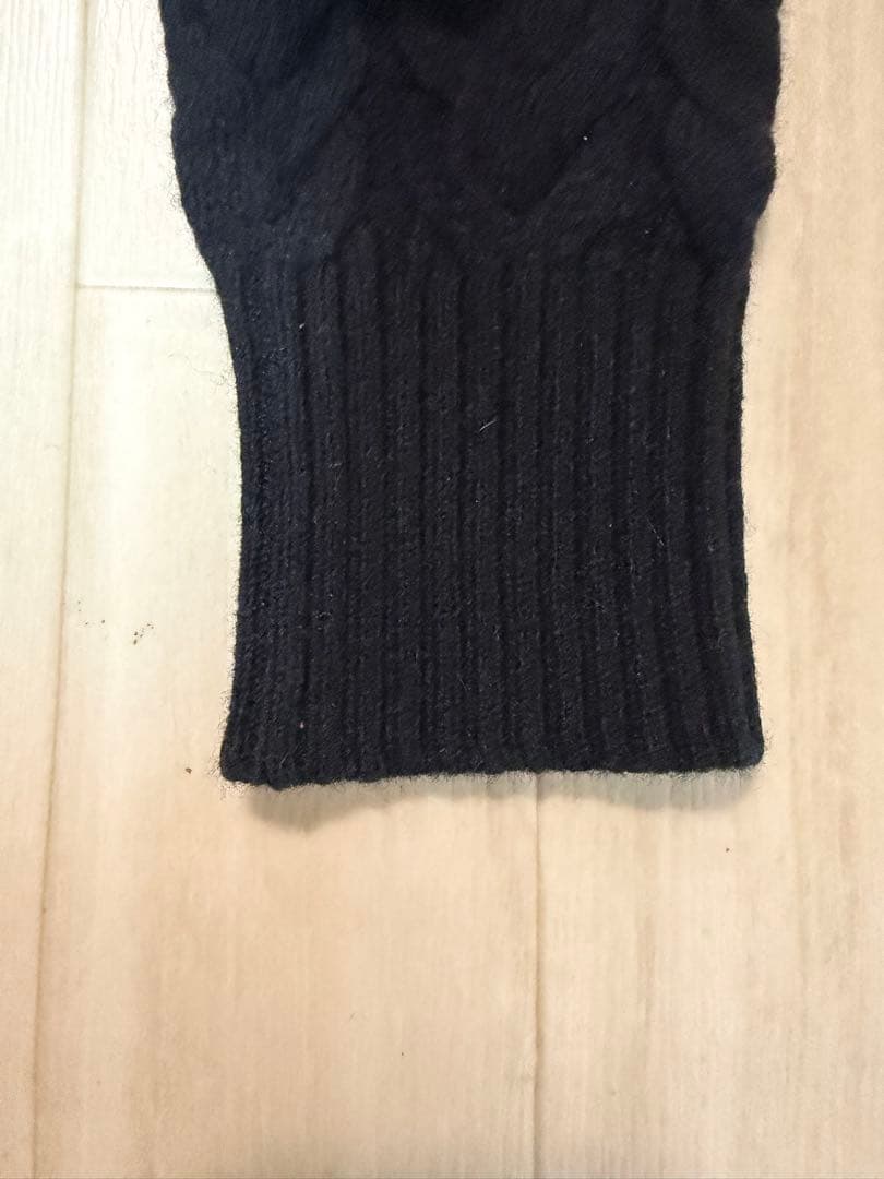 デサントゴルフ　ブラックタートルネックセーター