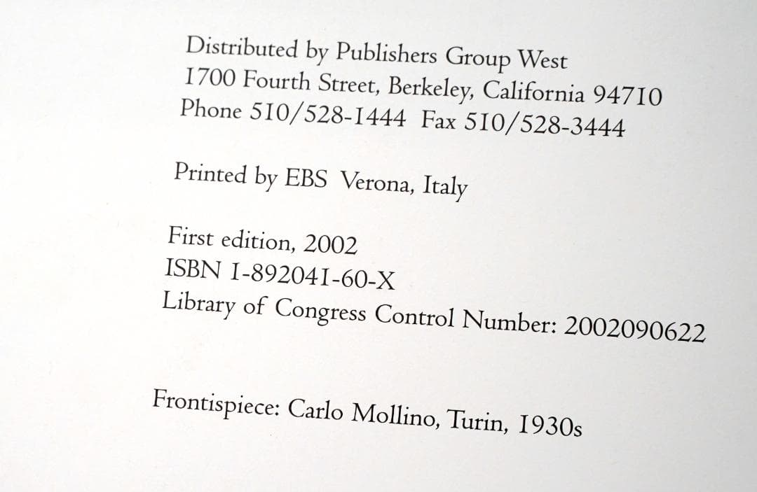 超レア！初版カルロ・モリーノ「 Polaroids」Carlo Mollino