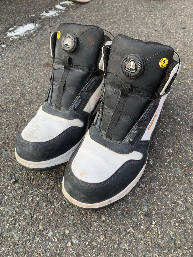 FRONTCOURT BLACK DISC MID プーマ安全靴