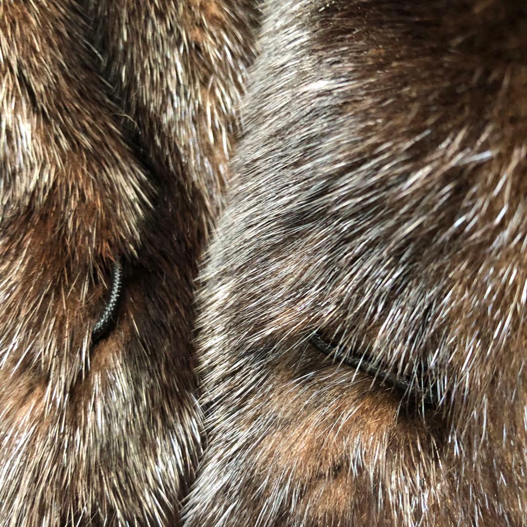 MOONBAT vigntage ファーコート ミンク 七分袖 レディース