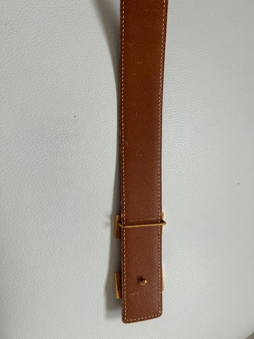 再度値下げしました　HERMES コンスタンス　ブラウン ベルト サイズ63