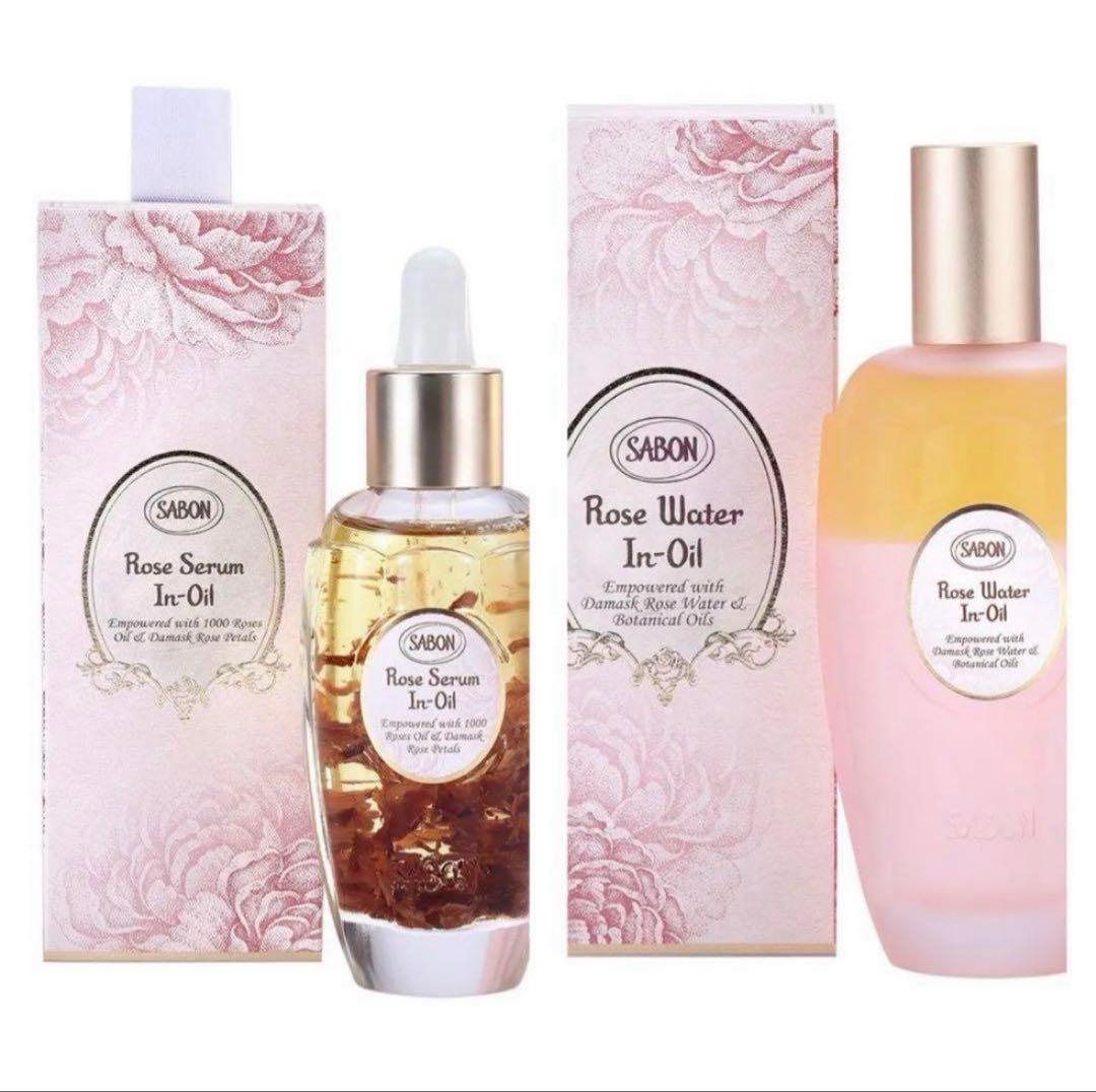 サボン　ローズセラムインオイル ローズウォーターインオイル　2点セット