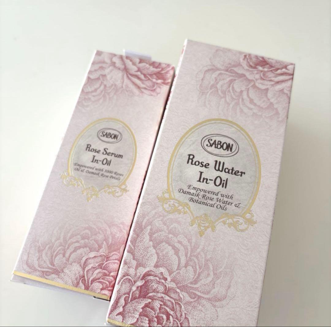 サボン　ローズセラムインオイル ローズウォーターインオイル　2点セット