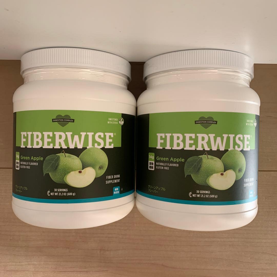 ファイバーワイズ　グリーンアップル　糖類無添加　２個セット