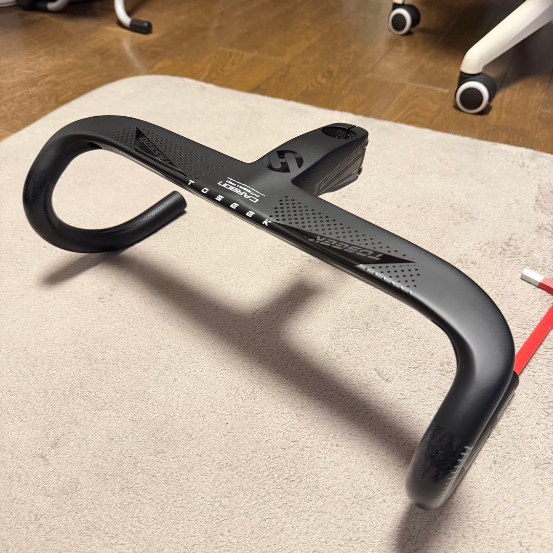 TOSEEK　一体型ハンドル　幅380mm　ステム長100mm 新品未使用