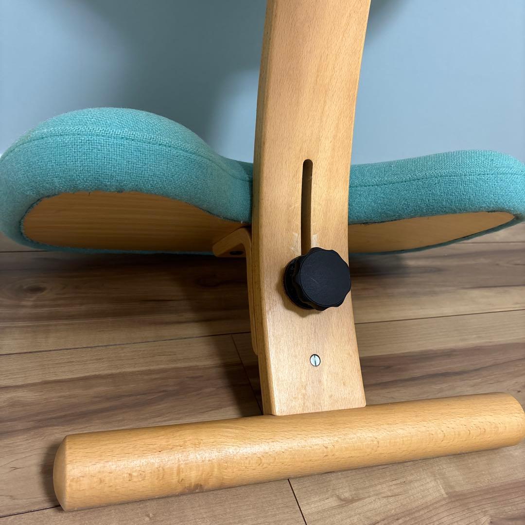 リボ バランスイージー ミントグリーン バランスチェア 姿勢矯正 椅子