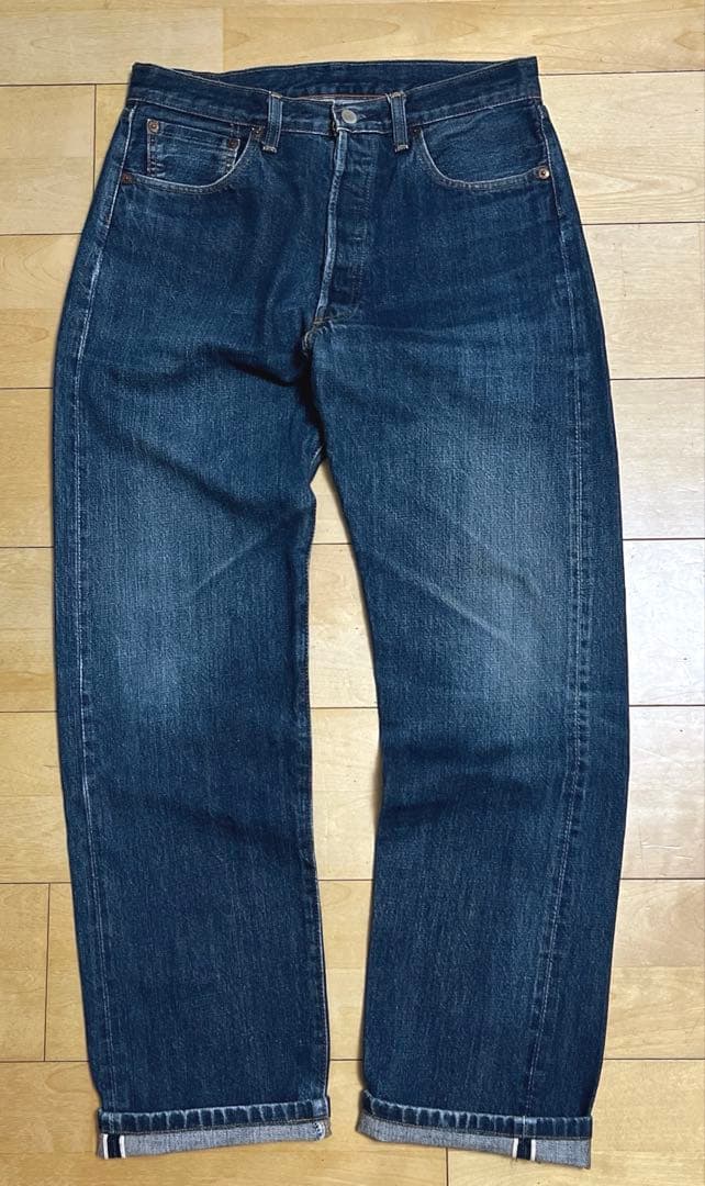 90s リーバイス501 50s-xx 革パッチ 赤耳 LVC