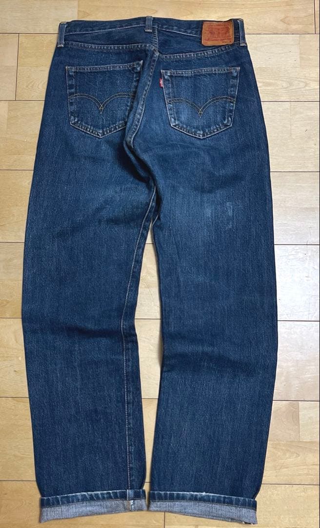 90s リーバイス501 50s-xx 革パッチ 赤耳 LVC