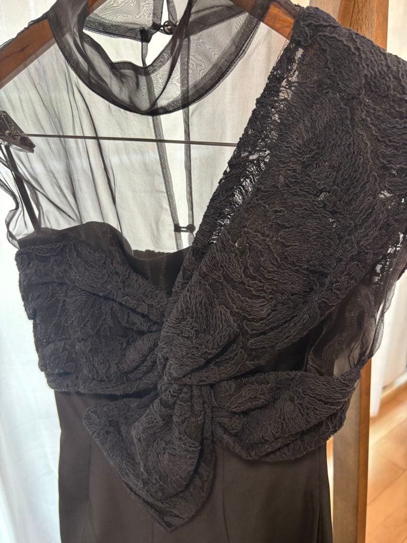 【ayane】LAGUNAMOON エンブロイダリーツイストパンツドレス